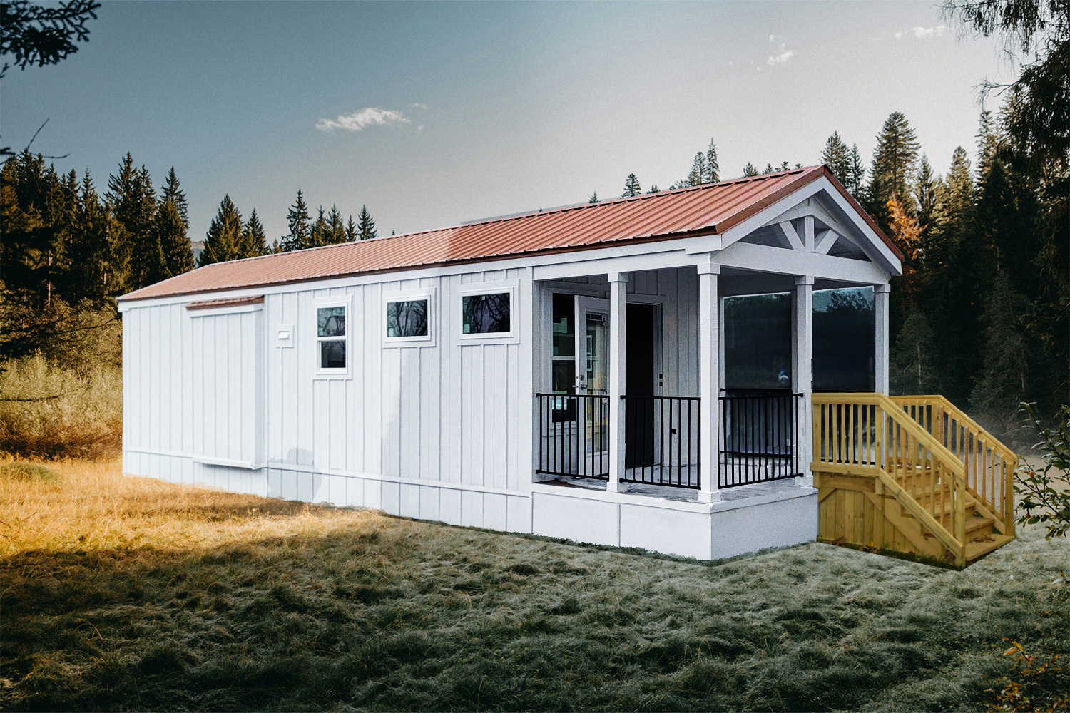 The Pecos Tiny Home by Oak Creek Park Cottages perfect for